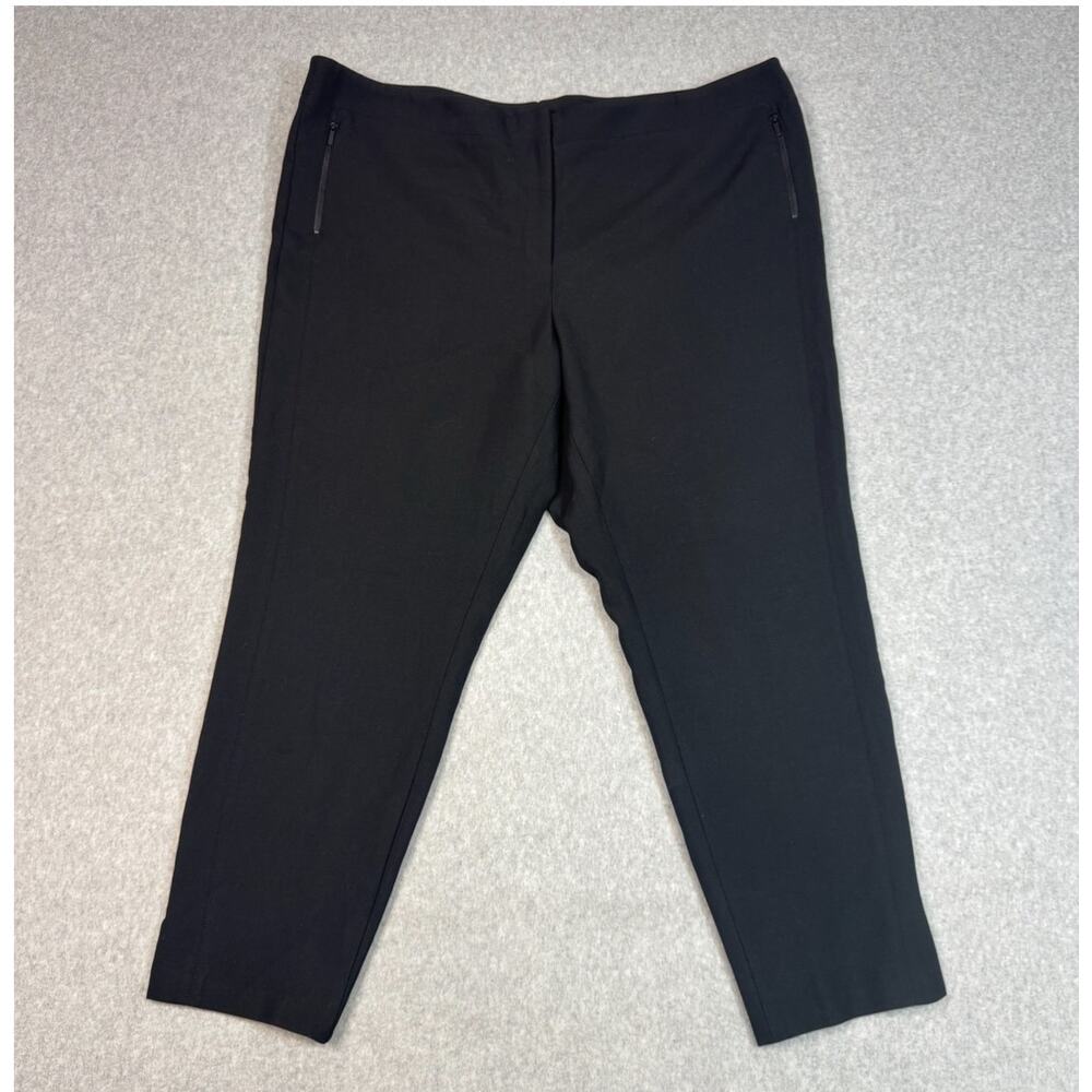 Classiques Entier Pants Black WMNS Plus Size 24W High Rise Slim Fit Stretchy
